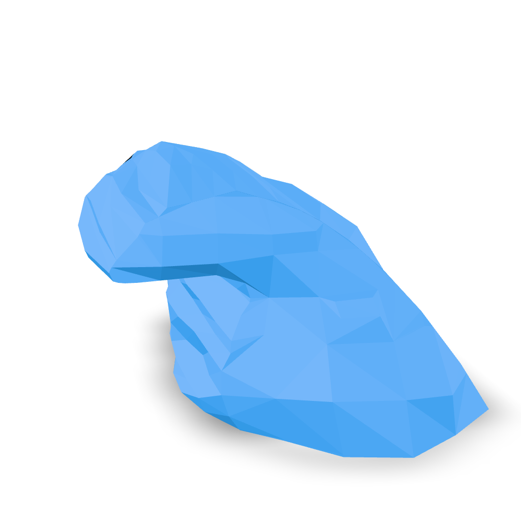 Stylized Human Brain 3D Model