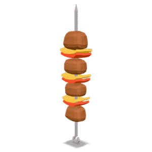 Simple Skewer 3D Model