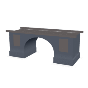Simple Stone Bridge 3D Model