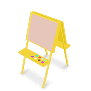 Artist's Easel 3D Model