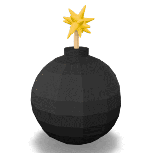 Cartoon Bomb Prop 3D Model