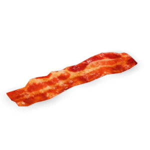 Crispy Bacon Strip 3D Model