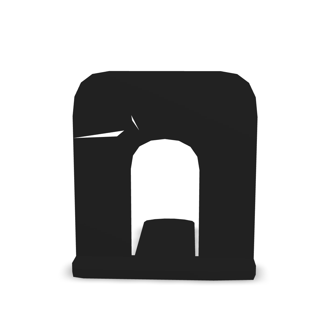 Stone Archway Ruin 3D Model