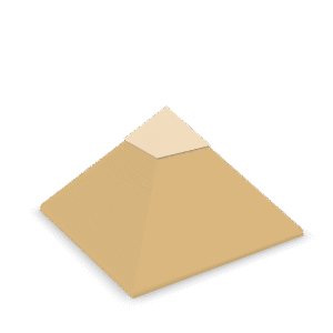 Simple Square Pyramid 3D Model