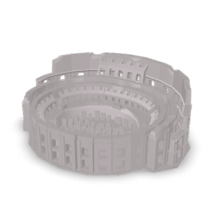 Colosseum Arena Ruins 3D Model