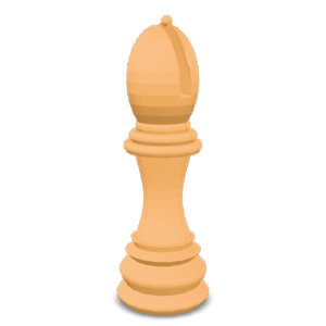 Chess Bishop Piece 3D Model