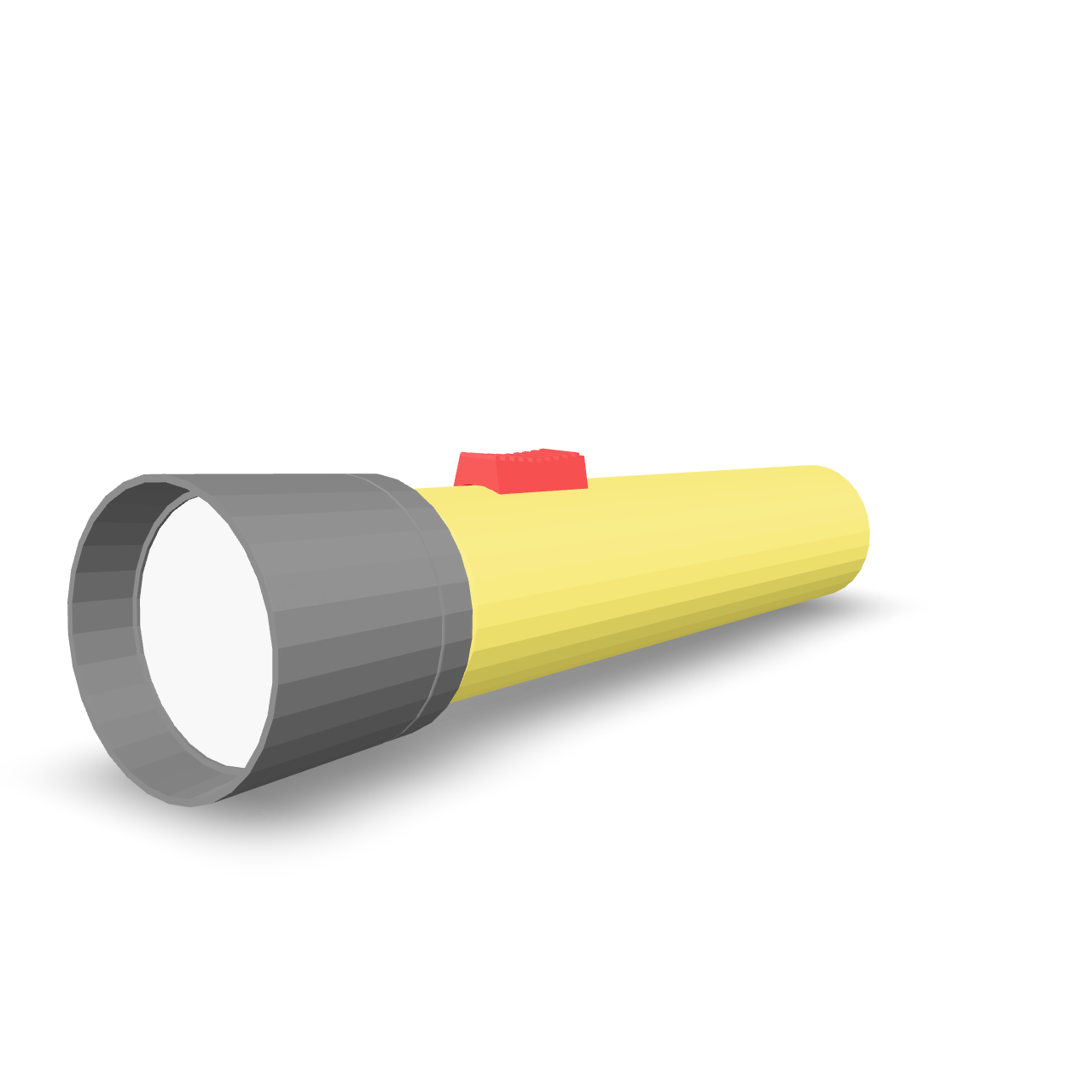 Cartoon Flashlight 3D Model