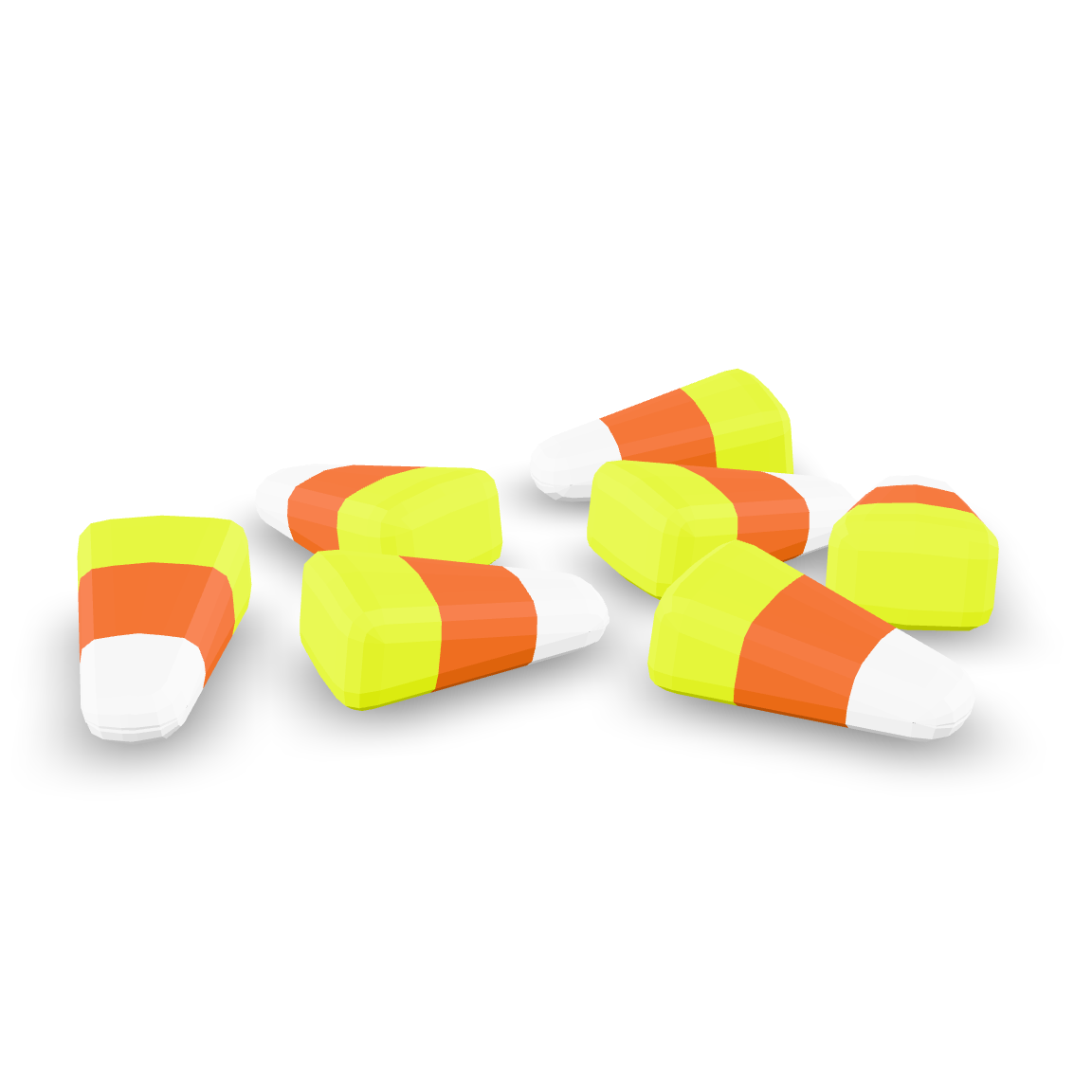 Candy Corn Pile 3D Model