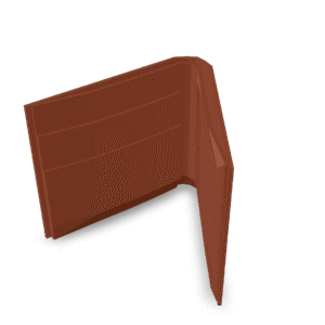 Simple Brown Wallet 3D Model