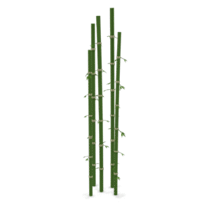 Stylized Bamboo Cluster 3D Model