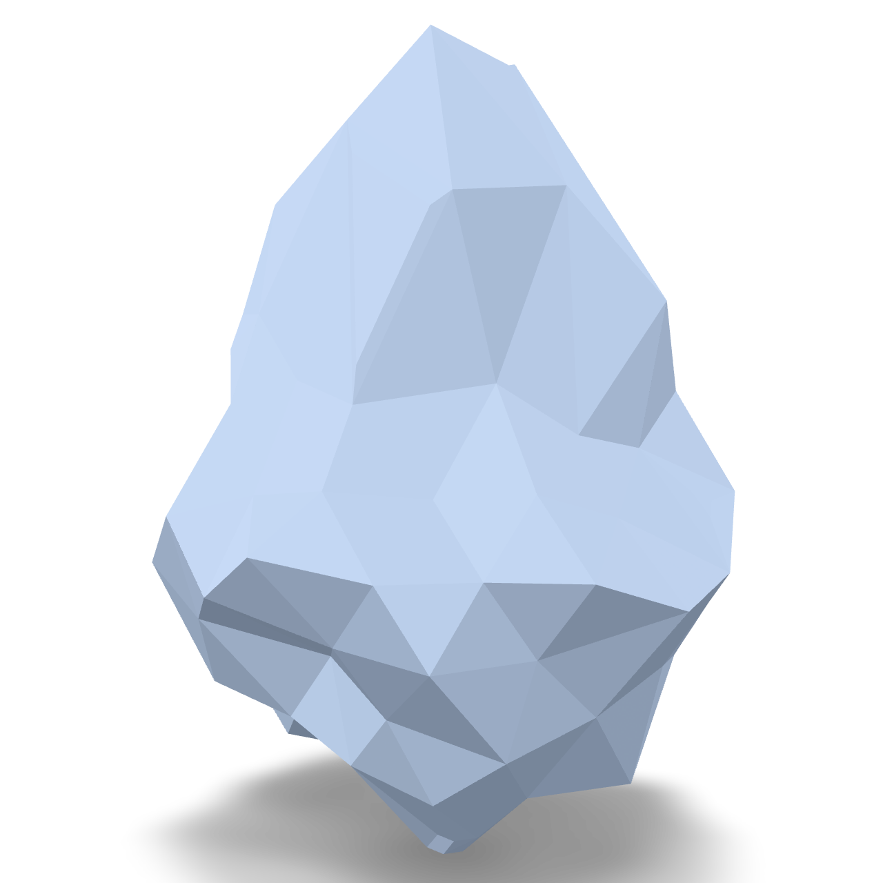 Low Poly Rock 3D Model