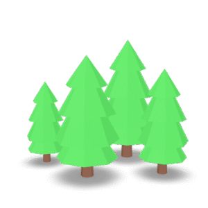 Low Poly Trees 3D Model