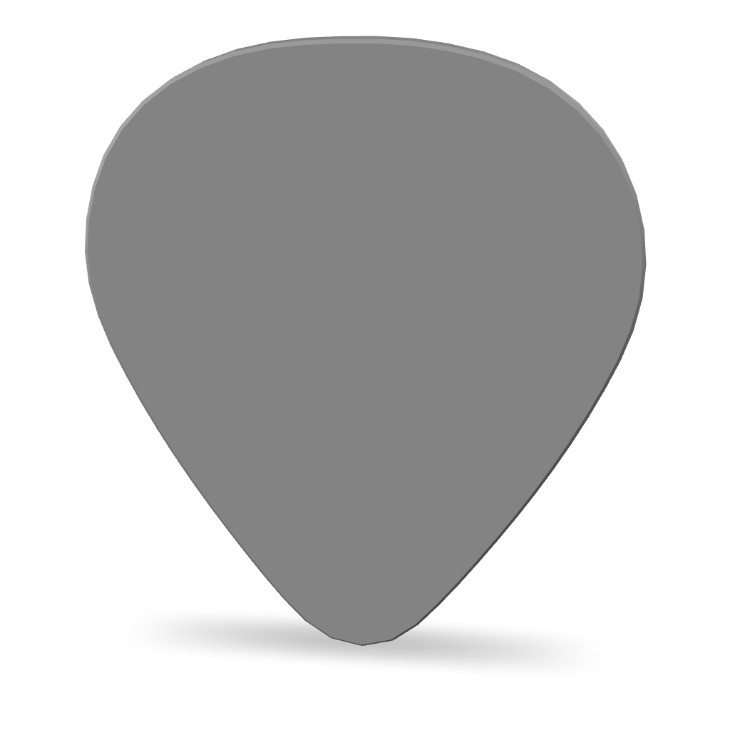 Guitar Pick 3D Model