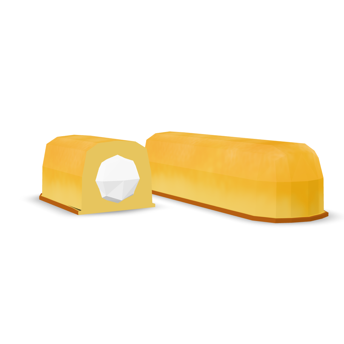 Cream Filled Spongecake 3D Model