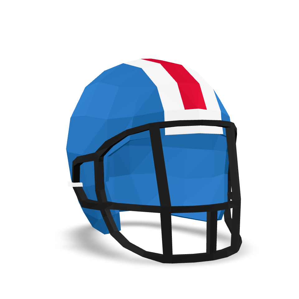 Low Poly Helmet 3D Model