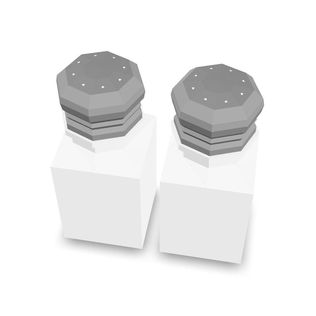 Simple Salt Shakers 3D Model