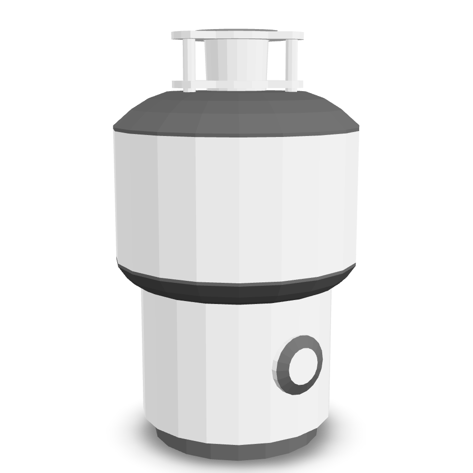 Simple Water Filter 3D Model