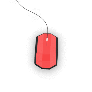 Stylized Computer Mouse 3D Model