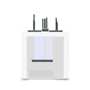 Modernist Building Facade 3D Model