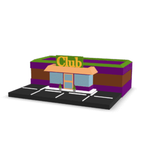Low Poly Club 3D Model