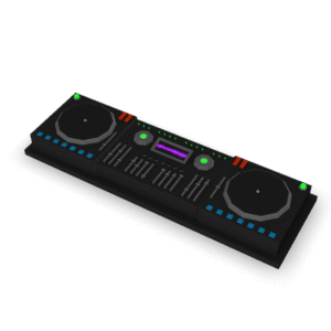 Low Poly DJ Mixer 3D Model