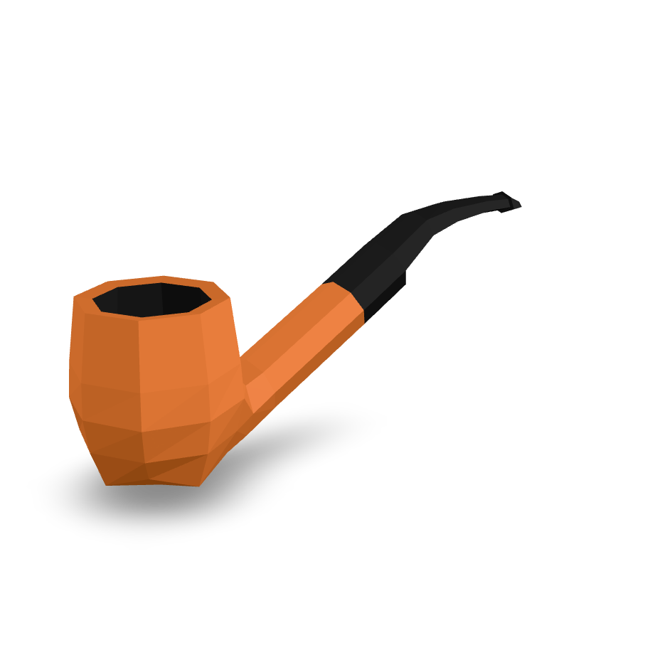 Low Poly Pipe 3D Model