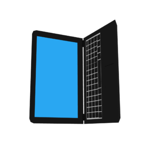 Stylized Laptop Model 3D Model