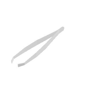 Simple Metal Tweezers 3D Model