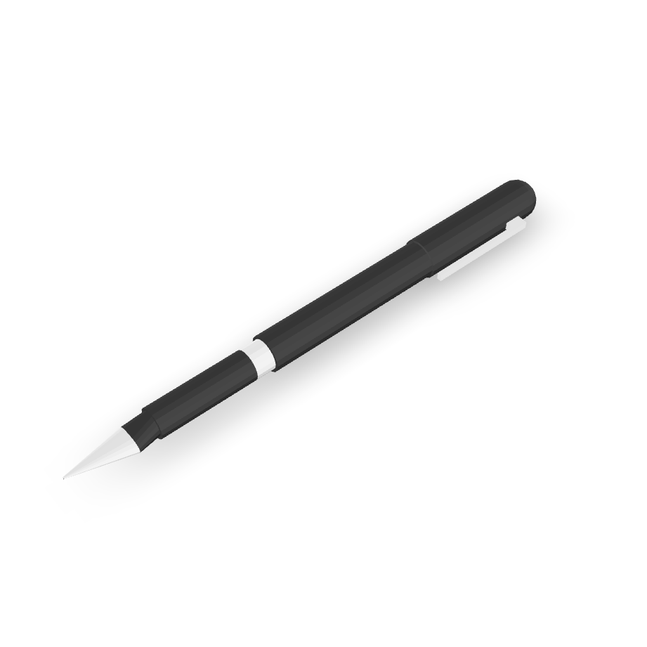 Low Poly Pen 3D Model