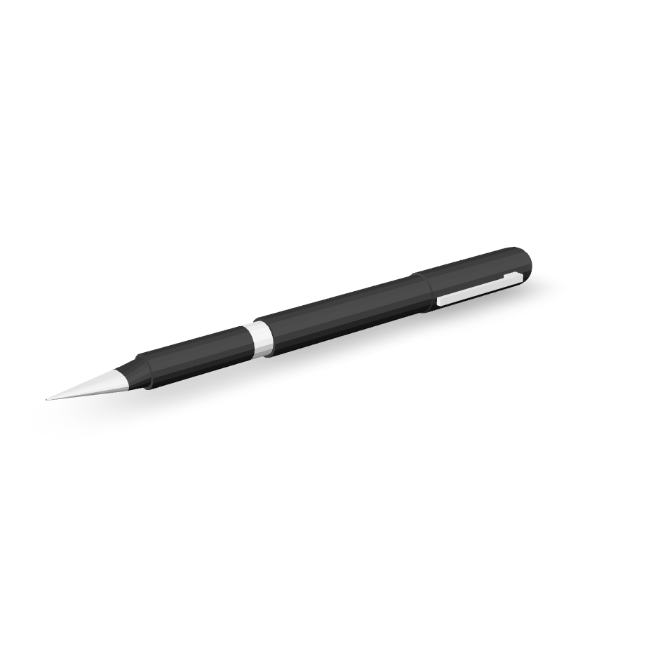 Stylized Writing Pen 3D Model