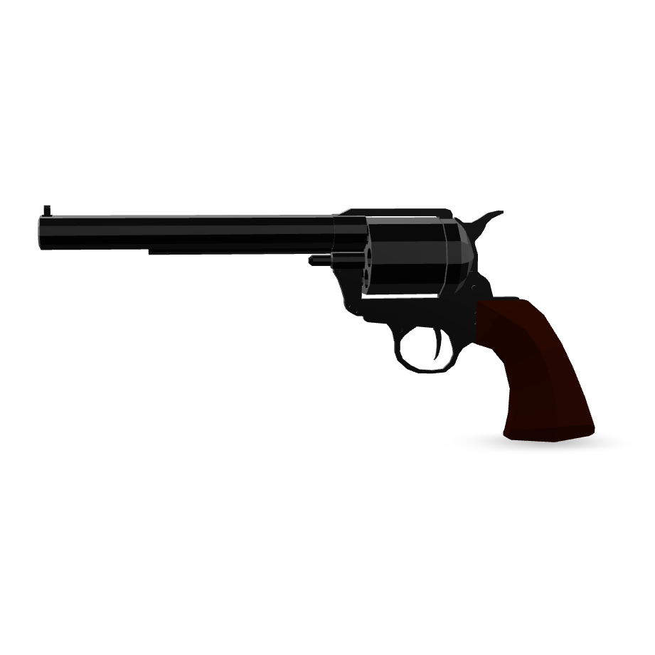 Classic Revolver Model 3D Model