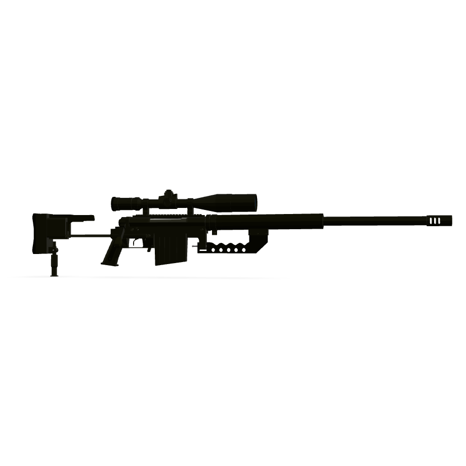 Precision Sniper Rifle 3D Model