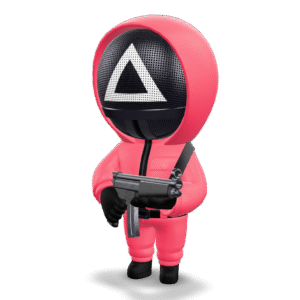 Stylized Game Guard 3D Model