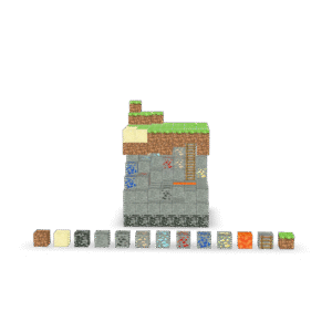 Minecraft Mine Diorama 3D Model
