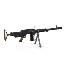 MG42 Machine Gun 3D Model