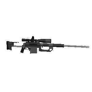 Sniper Rifle 3D Model