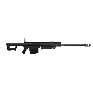 Barrett M82A1 Rifle 3D Model