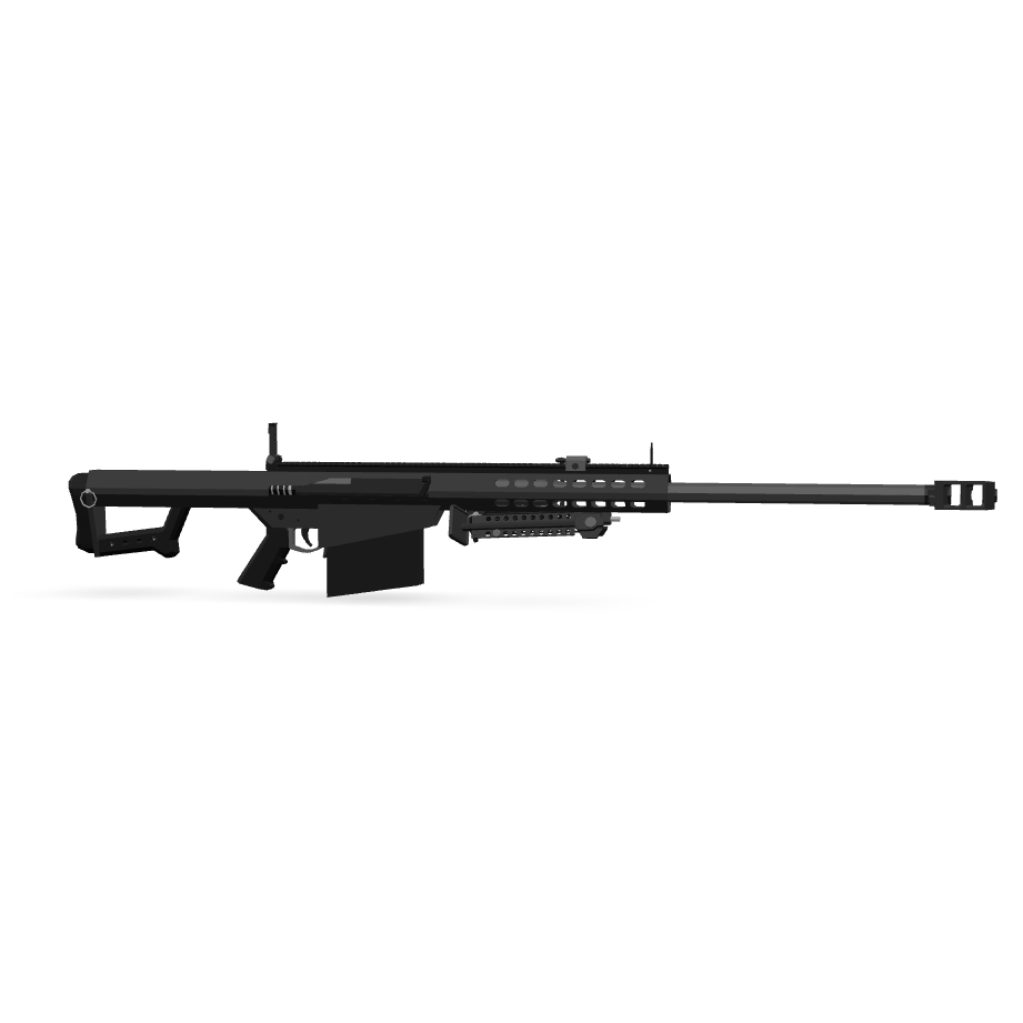 Barrett M82A1 Rifle 3D Model
