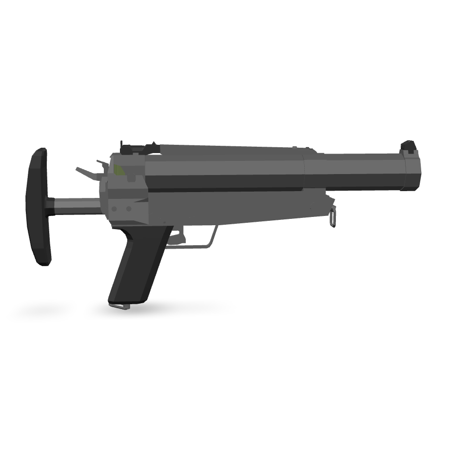Stylized Submachine Gun 3D Model