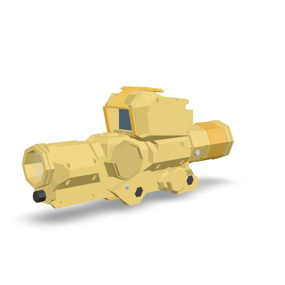 Tactical Optic Sight 3D Model