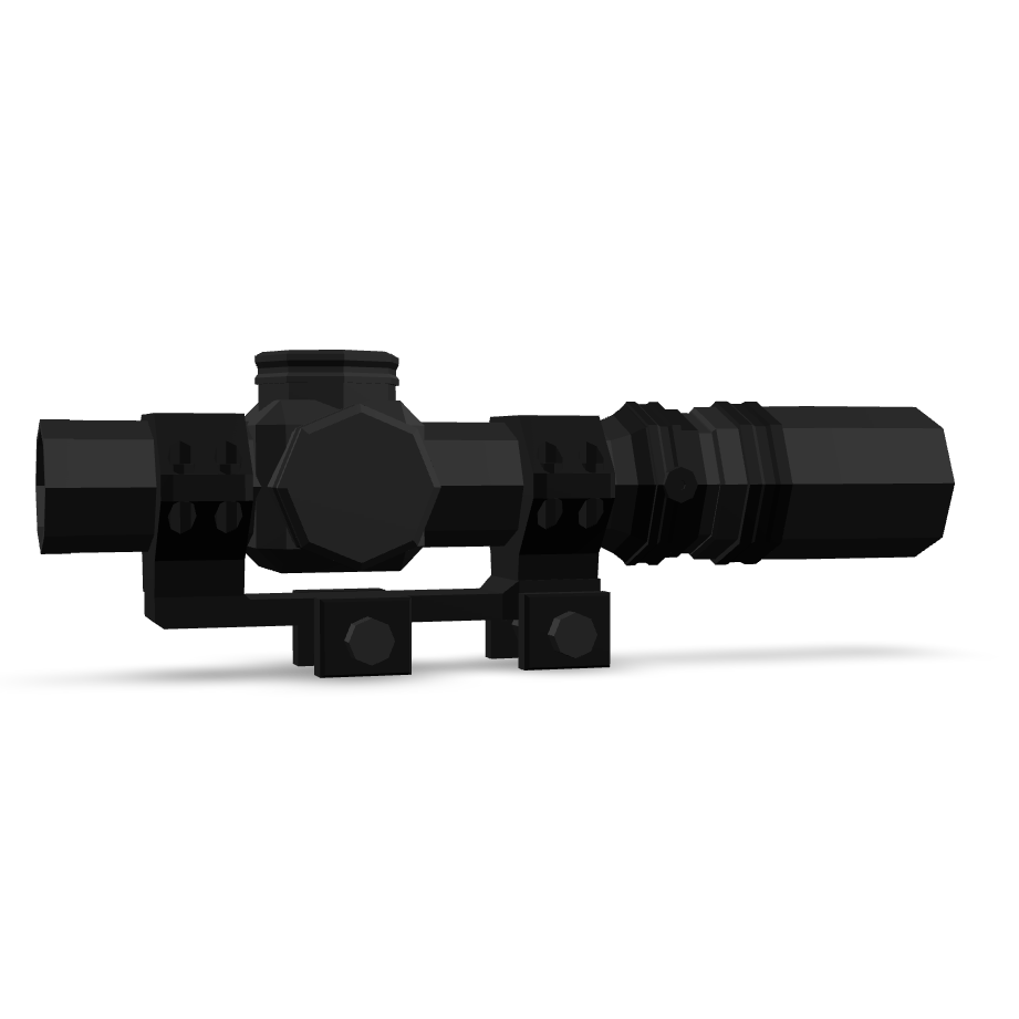 Low Poly Scope 3D Model