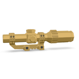 Stylized Rifle Scope 3D Model