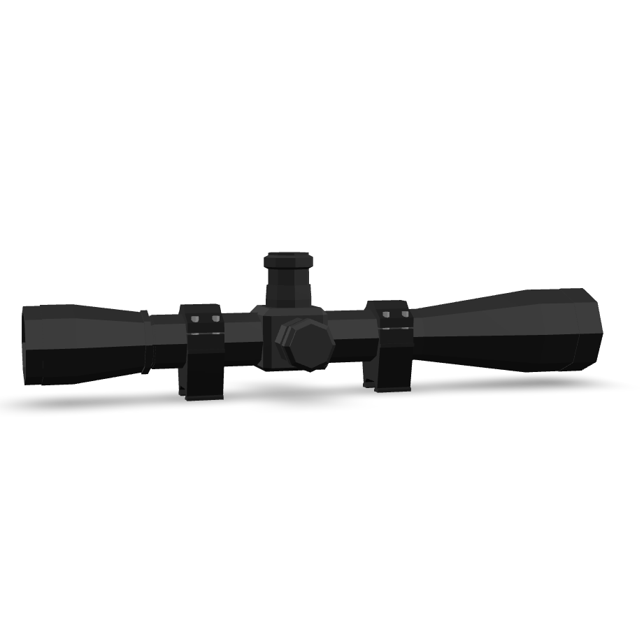 Low Poly Scope 3D Model