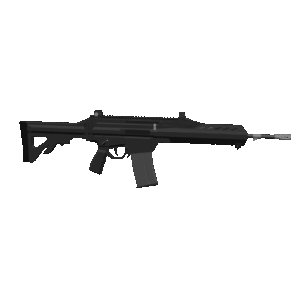 Modern Assault Rifle 3D Model