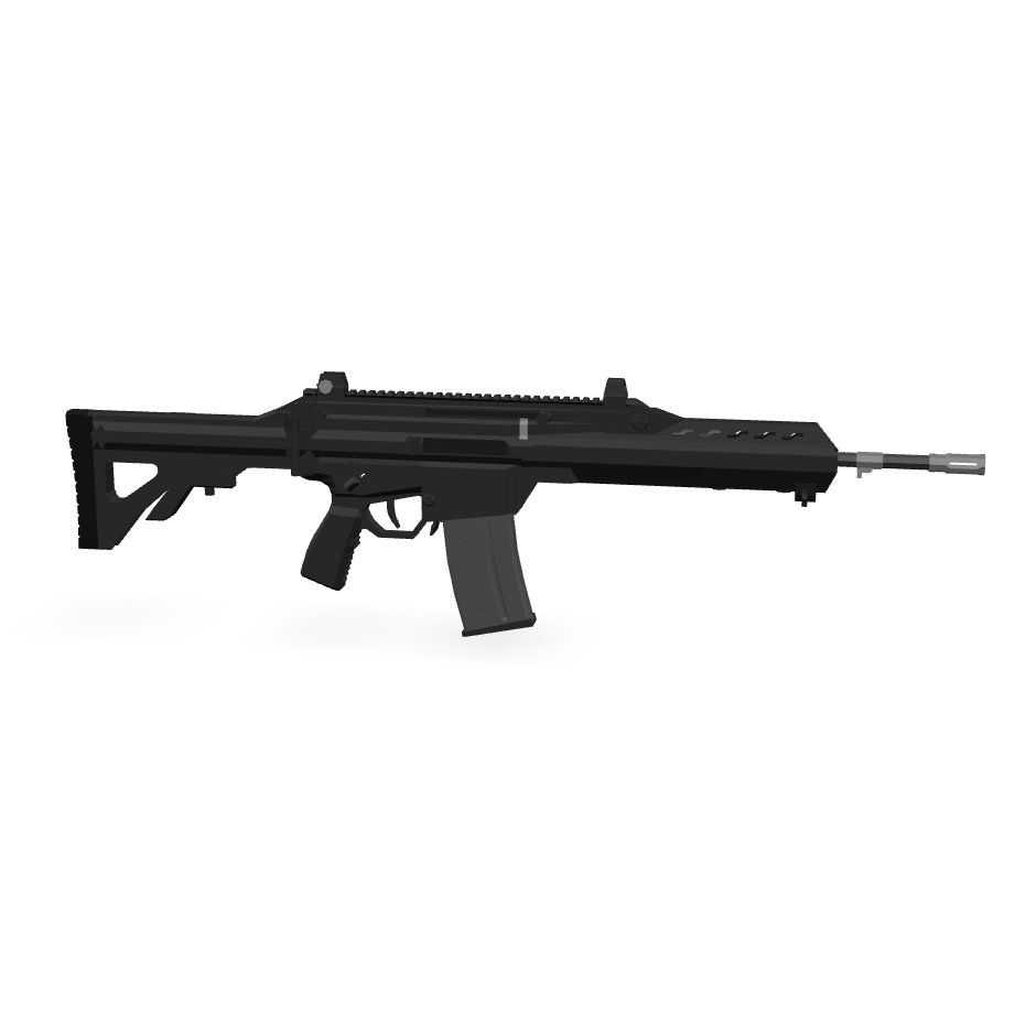 Modern Assault Rifle 3D Model