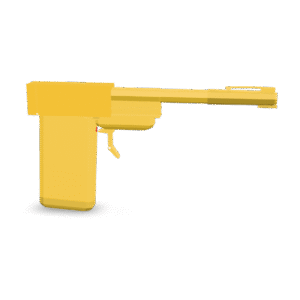 Golden Toy Pistol 3D Model