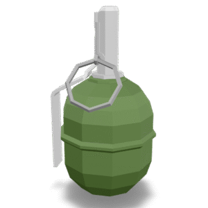 Low Poly Grenade 3D Model