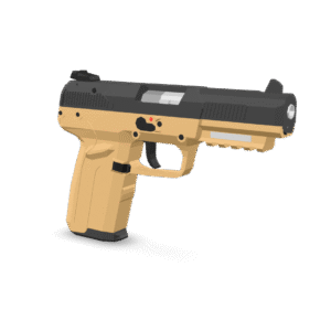 Stylized FN Five-Seven 3D Model