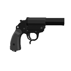 Vintage Flare Gun 3D Model
