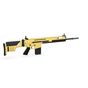 Golden Assault Rifle 3D Model